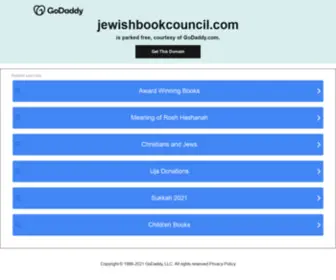 Jewishbookcouncil.com(Jewish Book Council) Screenshot