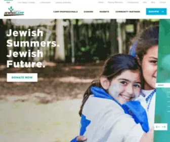 Jewishcamp.org(Foundation for Jewish Camp) Screenshot