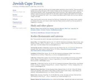 Jewish.capetown(Jewish Cape Town) Screenshot