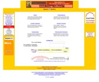 Jewishchicago.com(Jewish Chicago HaMacom) Screenshot