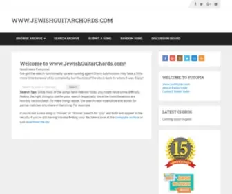 Jewishguitarchords.com(Yuter) Screenshot