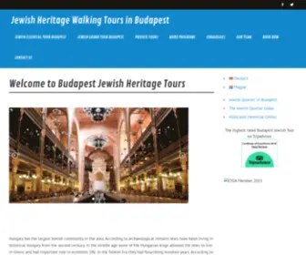 Jewish.hu(Jewish Heritage Tours Budapest) Screenshot