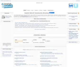 Jewishindetroit.com(Jewishindetroit) Screenshot