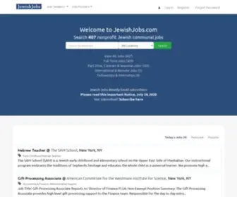 JewishJobs.com(Where Job Seekers and Employers connect) Screenshot
