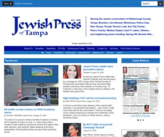 Jewishpresstampa.com(Jewish Press of Tampa) Screenshot