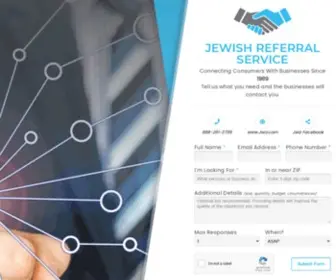 Jewishreferralservice.com(Jewish Referral Service) Screenshot