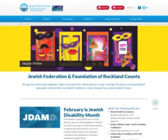 Jewishrockland.org(Jewish Federation fights anti) Screenshot