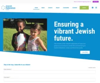 Jewishtulsa.org(Jewish Federation of Tulsa) Screenshot