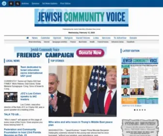 Jewishvoicesnj.org(Jewish Community Voice) Screenshot