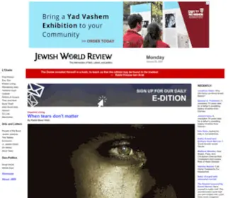 Jewishworldreview.com(Jewish World Review) Screenshot