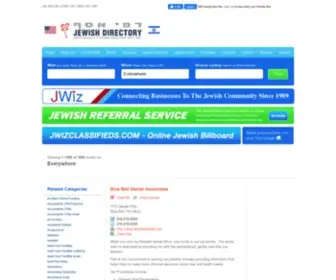 Jewishyellow.com(Jewish Directory) Screenshot