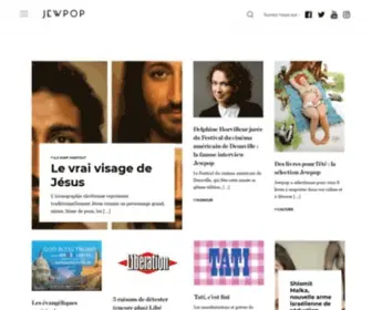 Jewpop.com(La culture Juive) Screenshot