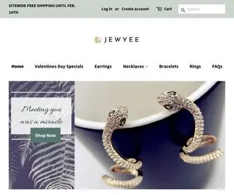 Jewyee.com(Unique, On-Trend, and Affordable Jewelry) Screenshot