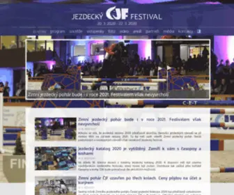 Jezdeckyfestival.cz(JEZDECKÝ) Screenshot