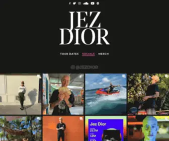 Jezdiormusic.com(Jez Dior) Screenshot