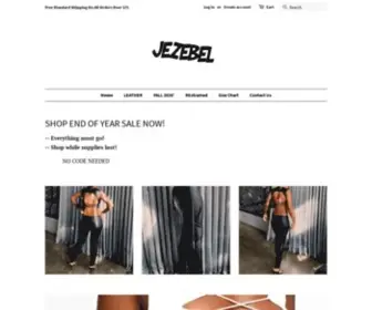 Jezebelthelabel.com(Jezebel The Label) Screenshot