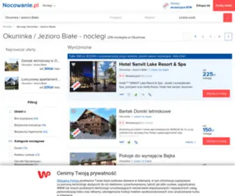 Jezioro-Biale.pl(Noclegi Okuninka / Jezioro Białe) Screenshot