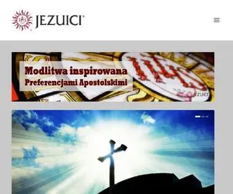 Jezuici.pl(Oficjalna strona Towarzystwa Jezusowego w Polsce) Screenshot