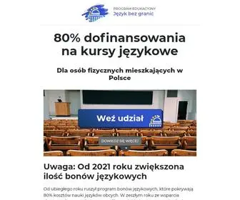 Jezykbezgranic.eu(Kursy językowe) Screenshot