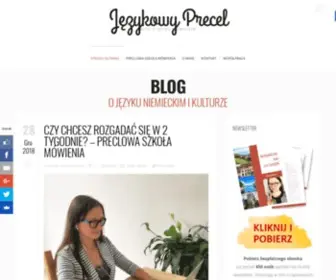 Jezykowyprecel.pl(Strona główna) Screenshot