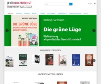JF-Buchdienst.de(Startseite) Screenshot