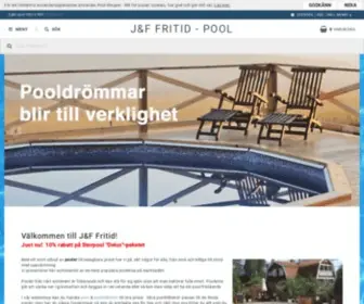 JF-Fritid.se(Pool & Pooltillbehör) Screenshot