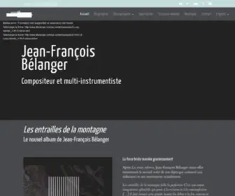 Jfbelanger.com(Jean-François Bélanger) Screenshot