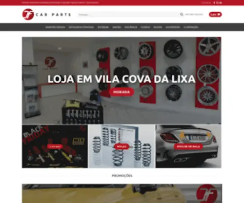 Jfcarparts.com(Comercio de peças e acessórios para automóveis) Screenshot
