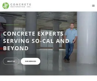 Jfconcreterestorations.com(A Julio Fragoso Company) Screenshot