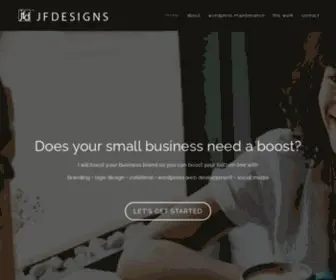 Jfdesigns.com(JF Designs) Screenshot