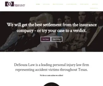 JFdlawfirm.com(Injury Attorney San Antonia) Screenshot