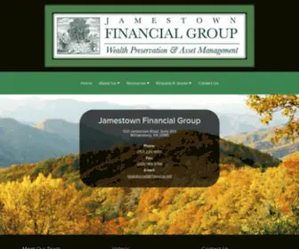 Jfgonline.net(Jamestown Financial Group) Screenshot