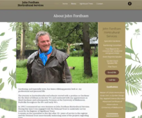 Jfhort.com(John Fordham Horticultural & Arborist Services) Screenshot