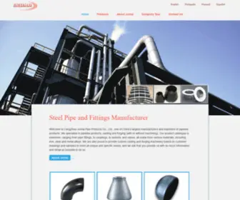 Jfitting-Flanges.com(Juntai Pipe Products Company) Screenshot