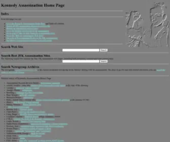 JFK-Assassination.net(McAdams's Kennedy Assassination Home Page Index) Screenshot