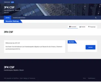 JFK-CSF.ch(JFK CSF) Screenshot
