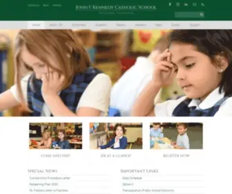 JFkcatholic.com(Catholic School) Screenshot