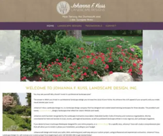 JFklandscapedesign.com(Johanna F) Screenshot