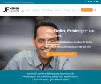 Jfmediendesign.de(Webdesigner aus Hamburg) Screenshot