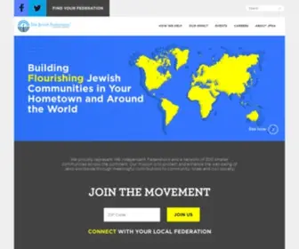 Jfnareport.org(The Jewish Federations of North America) Screenshot