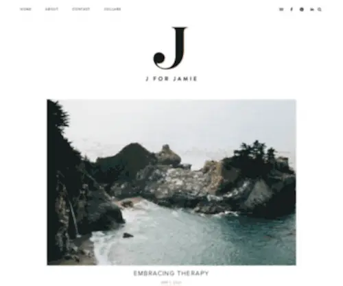 Jforjamie.com(J for Jamie) Screenshot