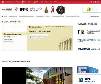 JFPB.jus.br(A Federal na Para) Screenshot