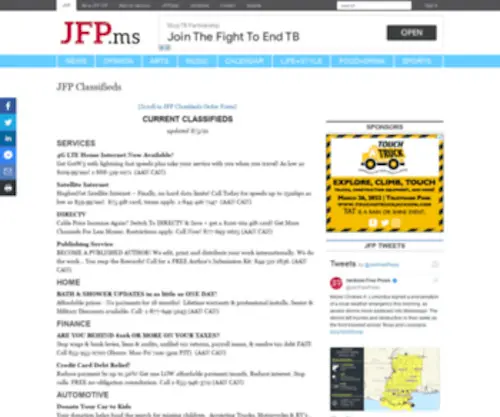 JFPclassifieds.com(JFP Classifieds) Screenshot