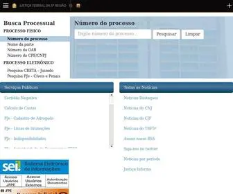 Jfpe.jus.br(Portal JFPE) Screenshot