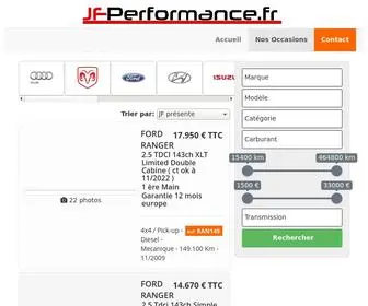 Jfperformance.fr(4x4, SUV et Pick-up d'occasion) Screenshot