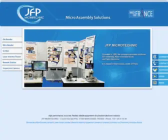 JFpmicrotechnic.com(JFP Microtechnic) Screenshot