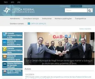JFRJ.jus.br(Início) Screenshot