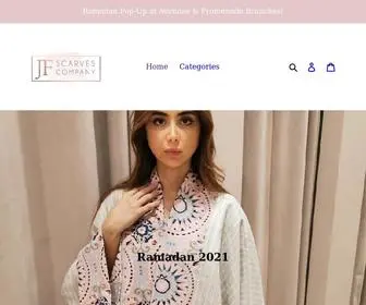 JFscarves.com(JF Scarves) Screenshot