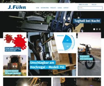 Jfuehr.com(Industriefahrzeug-Komponenten in OEM-Qualität // J.Führ) Screenshot