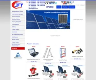 JFysolar.cl(Kits y Soluciones de Energia Solar Fotovoltaico Hogar) Screenshot